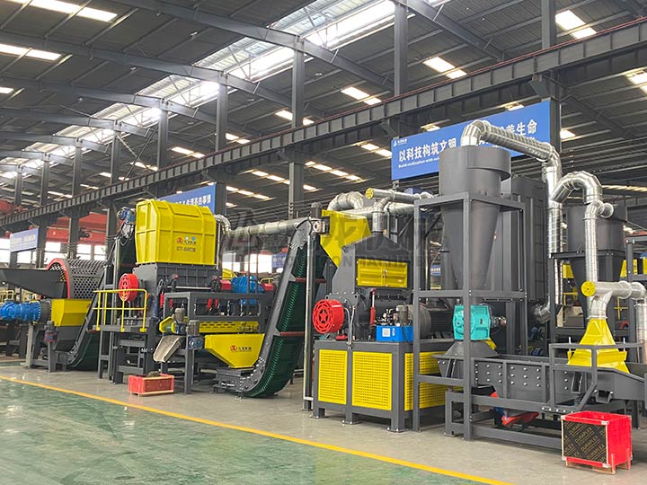 廢棄輪胎回收生產(chǎn)線